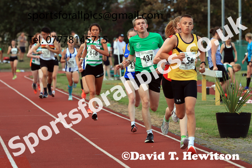 3000 metres, 2024 NEGP 6, Monkton Stadium,  Wednesday, August 14th.  Photo: David T. Hewitson/Sports for All Pics